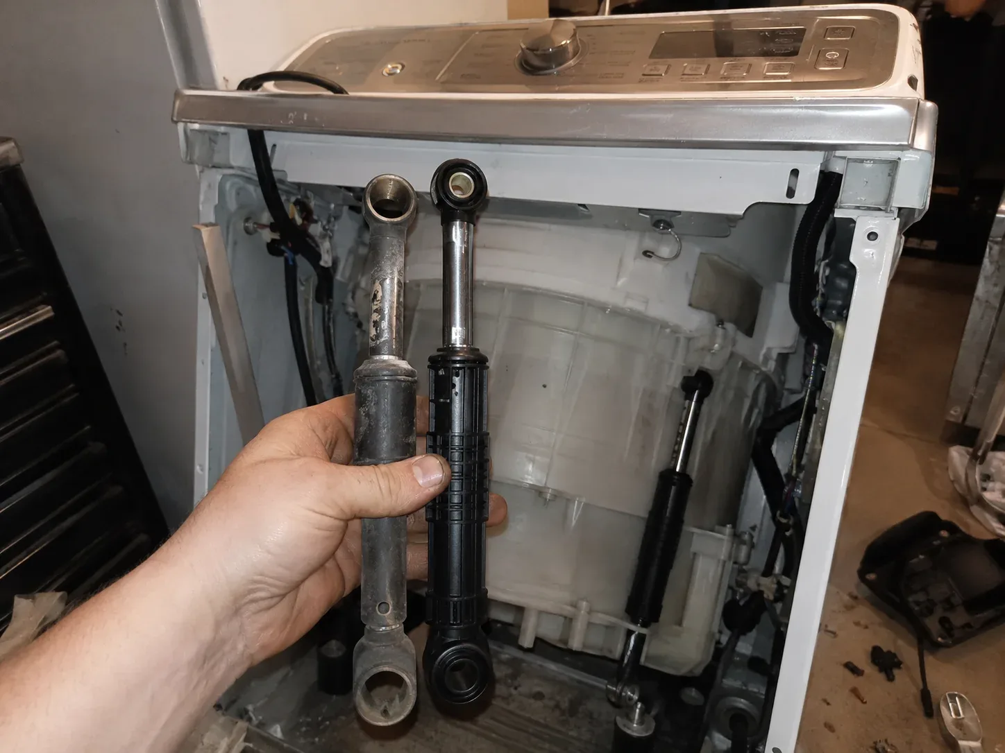 Top-load washer shaking violently on the spin cycle