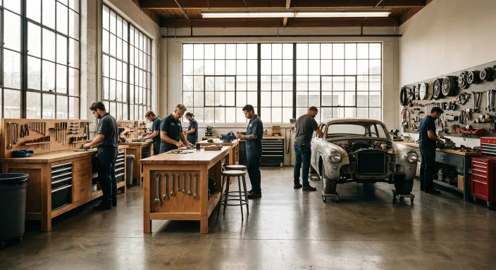 Repair workshop